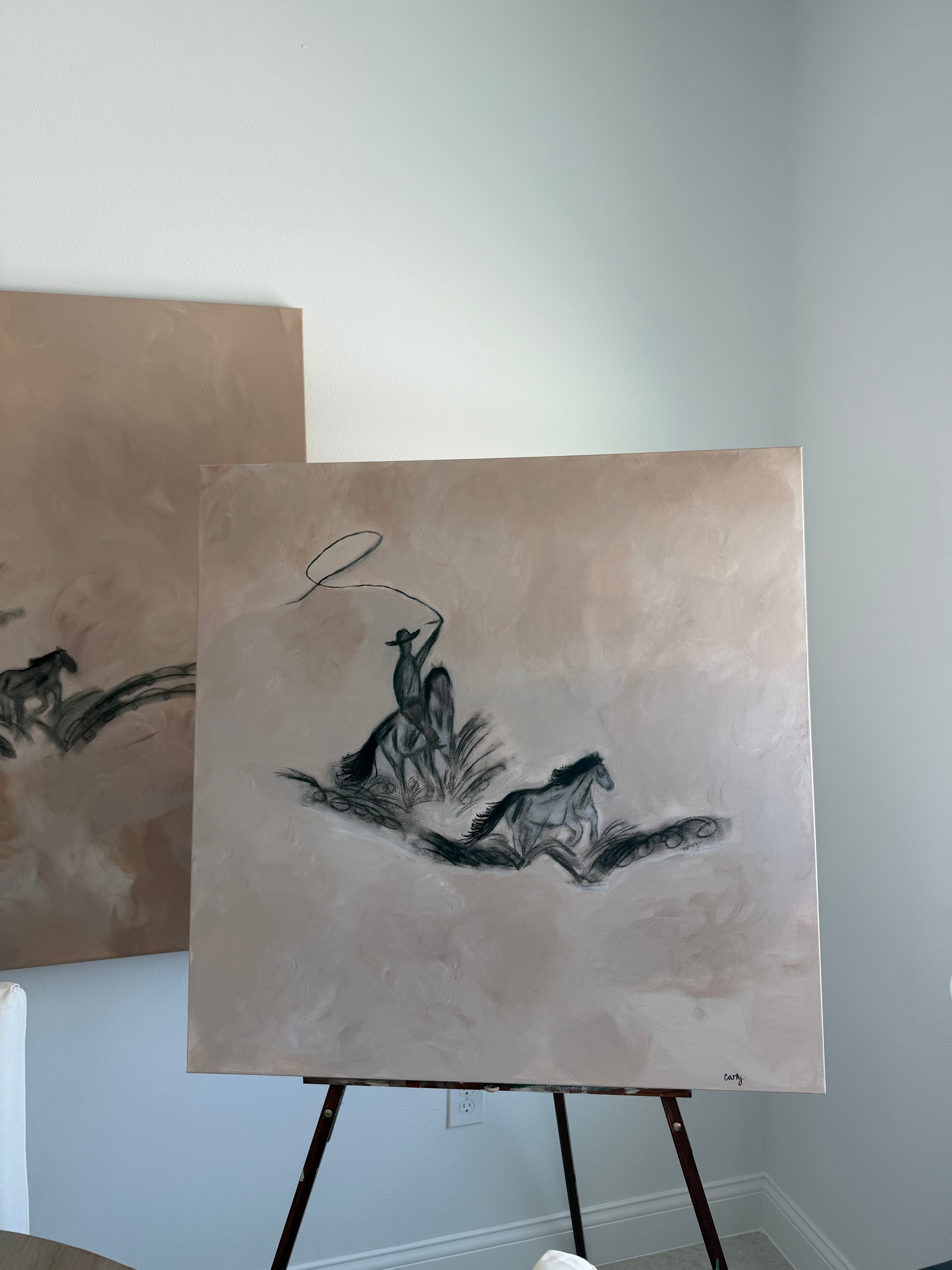 The Wrangler Original Canvas Painting