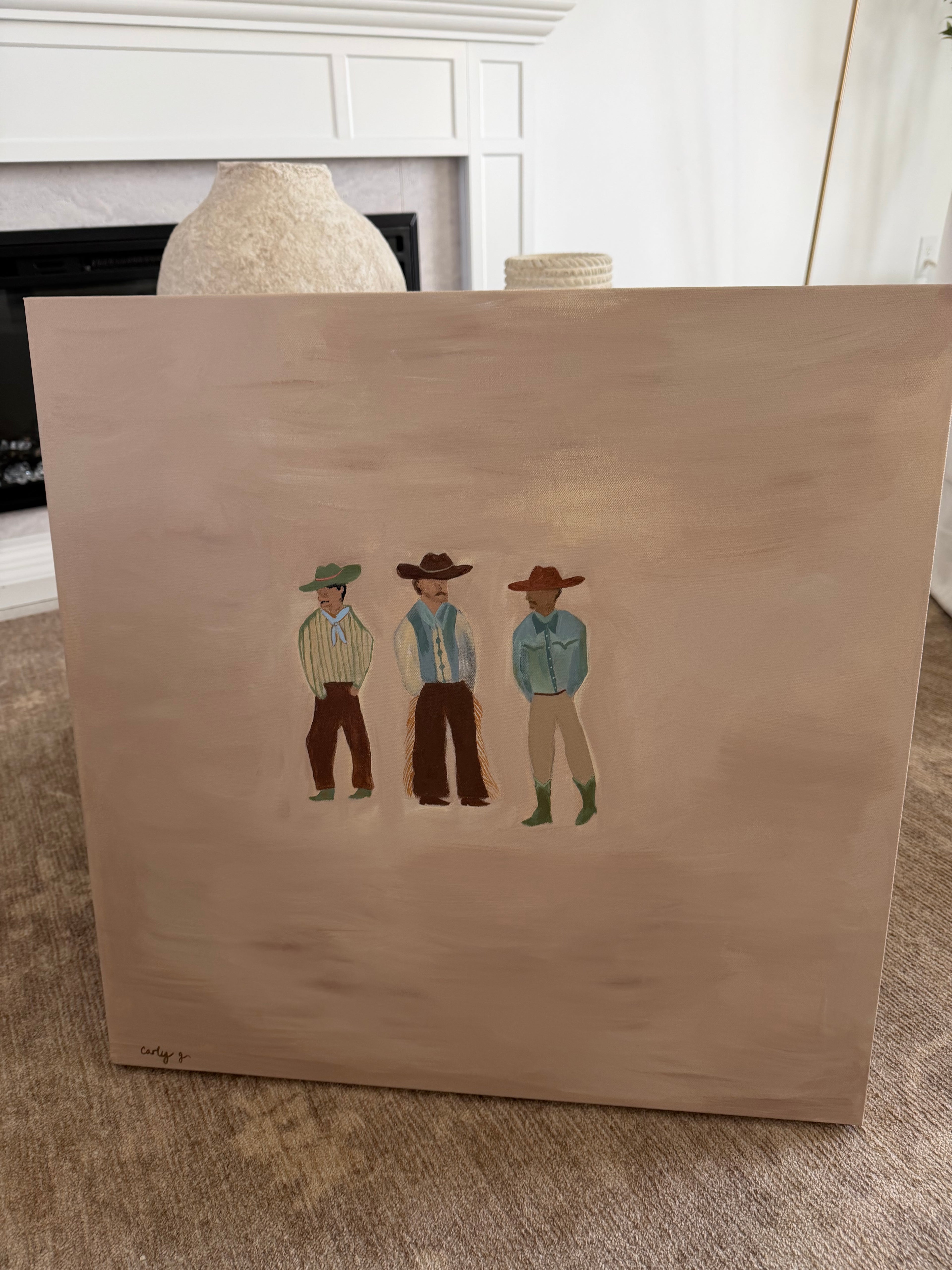 The Coastal Cowboys Original Canvas Painting